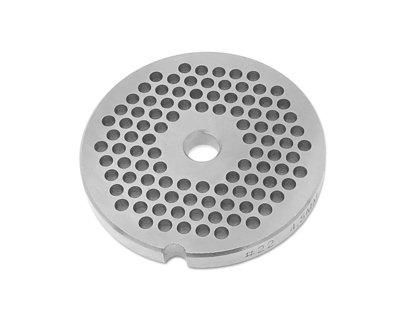 Tesor #22 Stainless Steel Replacement Plate Disc Blade for Meat Grinder (3/16") - Image 2